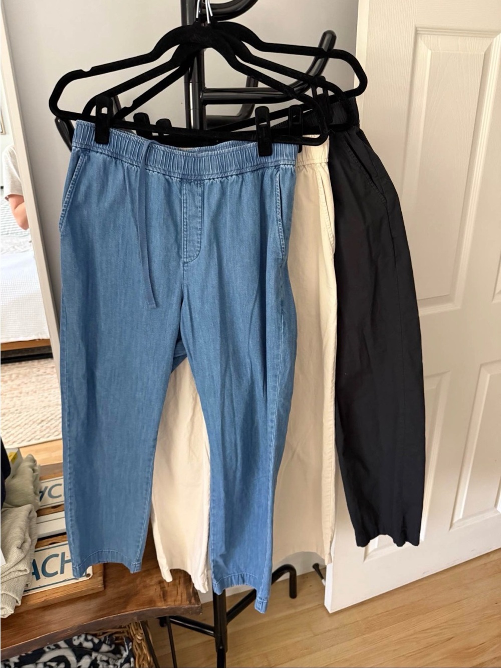 3 pairs of Uniqlo cotton pants